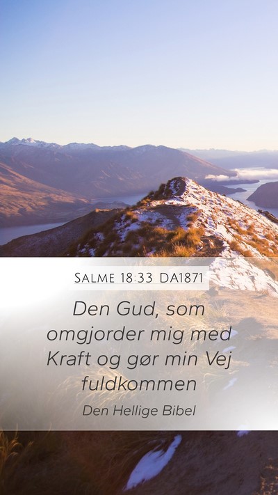 Salme 18:33 DA1871 Bible Verse Image