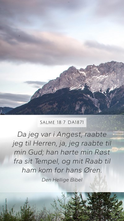 Salme 18:7 DA1871 Bible Verse Image