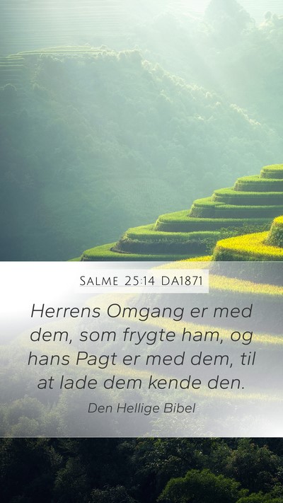 Salme 25:14 DA1871 Bible Verse Image