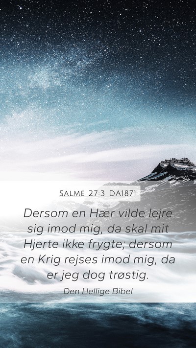 Salme 27:3 DA1871 Bible Verse Image