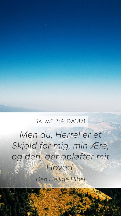 Salme 3:4 DA1871 Bible Verse Image