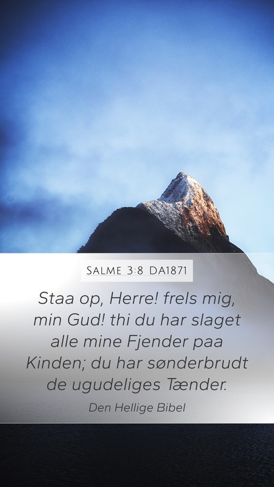 Salme 3:8 DA1871 Bible Verse Image