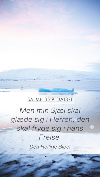 Salme 35:9 DA1871 Bible Verse Image