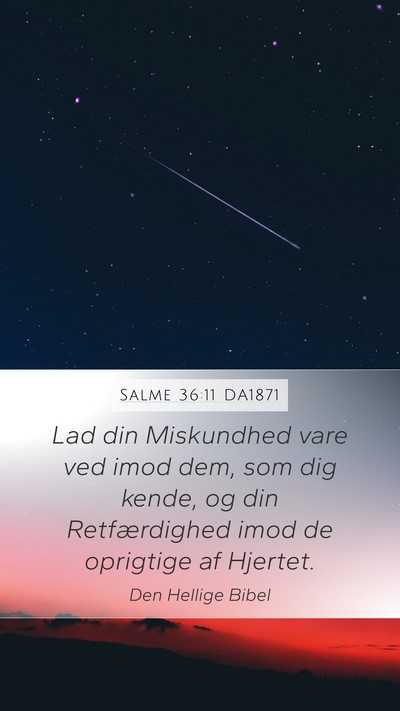 Salme 36:11 DA1871 Bible Verse Image
