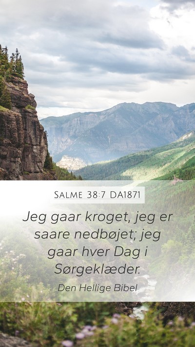 Salme 38:7 DA1871 Bible Verse Image