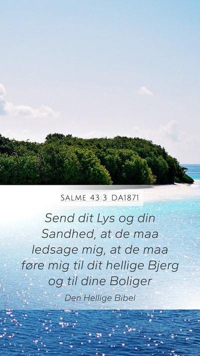 Salme 43:3 DA1871 Bible Verse Image