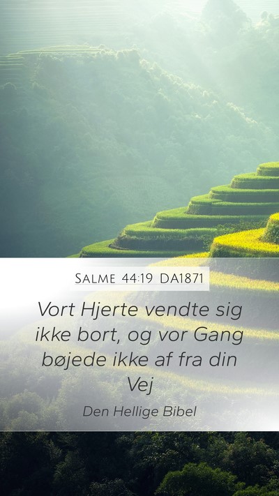 Salme 44:19 DA1871 Bible Verse Image