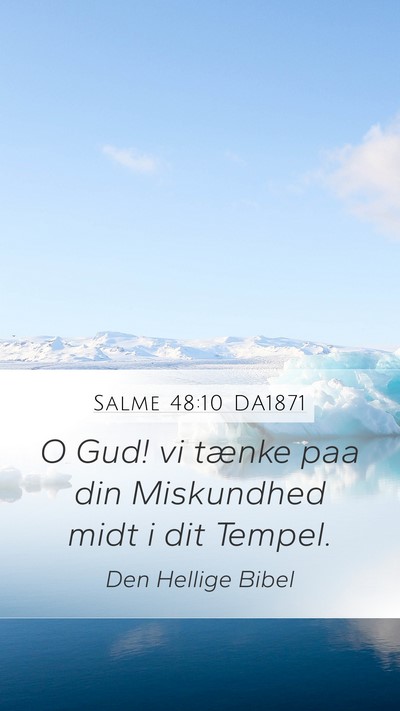 Salme 48:10 DA1871 Bible Verse Image