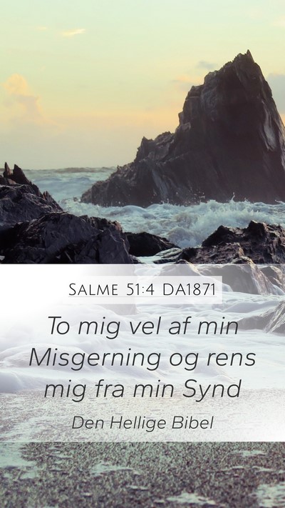 Salme 51:4 DA1871 Bible Verse Image