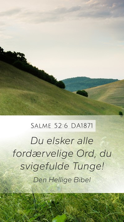 Salme 52:6 DA1871 Bible Verse Image
