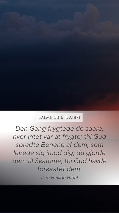Salme 53:6 DA1871 Bible Verse Image