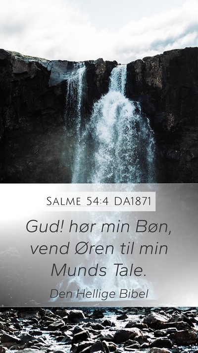 Salme 54:4 DA1871 Bible Verse Image