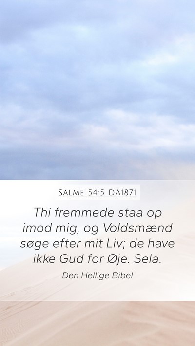 Salme 54:5 DA1871 Bible Verse Image