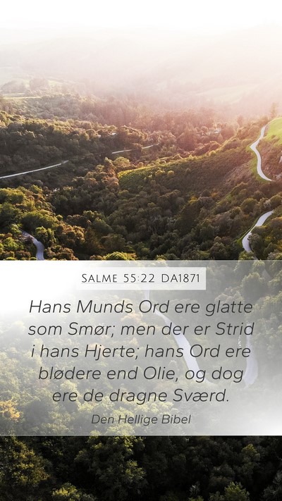 Salme 55:22 DA1871 Bible Verse Image
