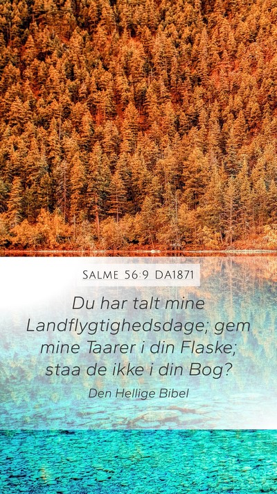 Salme 56:9 DA1871 Bible Verse Image
