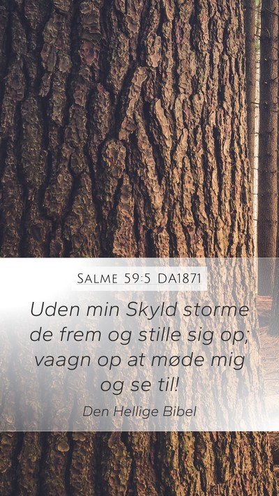 Salme 59:5 DA1871 Bible Verse Image