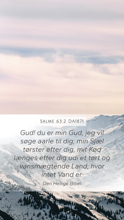Salme 63:2 DA1871 Bible Verse Image