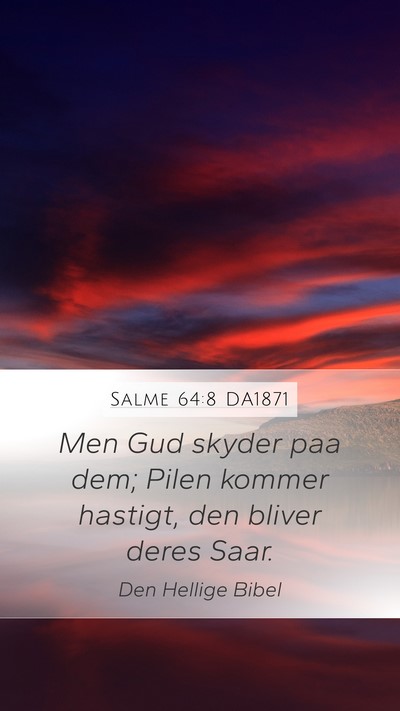 Salme 64:8 DA1871 Bible Verse Image