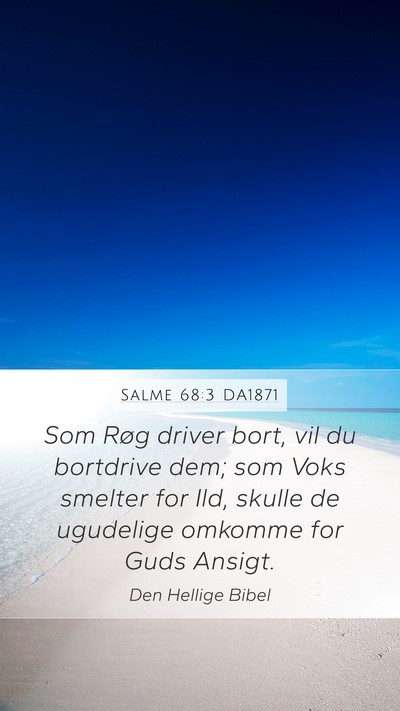 Salme 68:3 DA1871 Bible Verse Image