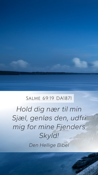 Salme 69:19 DA1871 Bible Verse Image