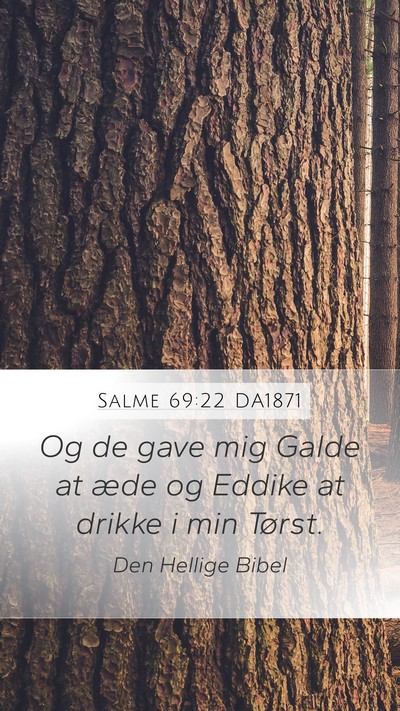 Salme 69:22 DA1871 Bible Verse Image