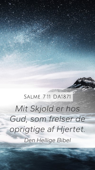 Salme 7:11 DA1871 Bible Verse Image