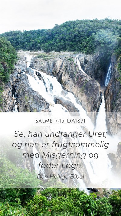 Salme 7:15 DA1871 Bible Verse Image