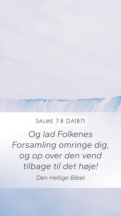 Salme 7:8 DA1871 Bible Verse Image