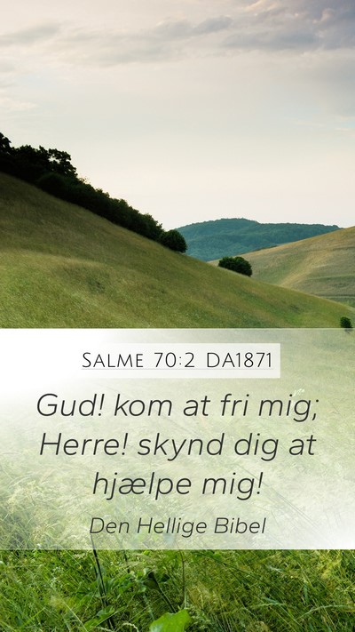 Salme 70:2 DA1871 Bible Verse Image