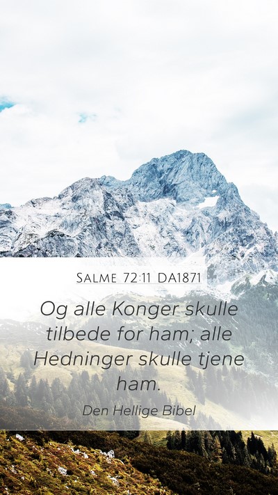 Salme 72:11 DA1871 Bible Verse Image