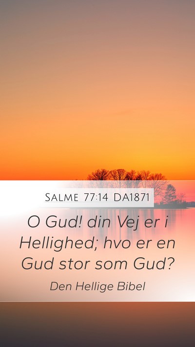 Salme 77:14 DA1871 Bible Verse Image