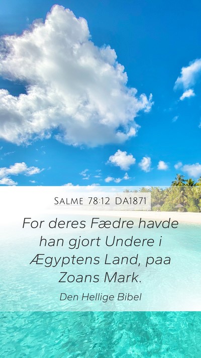 Salme 78:12 DA1871 Bible Verse Image