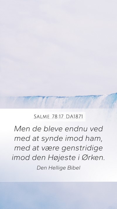 Salme 78:17 DA1871 Bible Verse Image