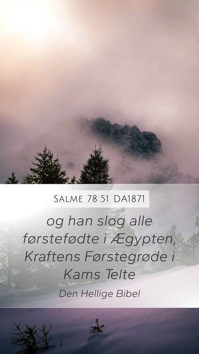 Salme 78:51 DA1871 Bible Verse Image