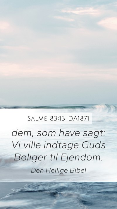 Salme 83:13 DA1871 Bible Verse Image