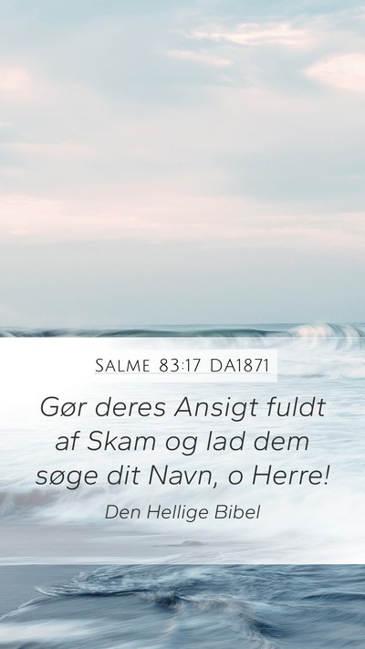 Salme 83:17 DA1871 Bible Verse Image