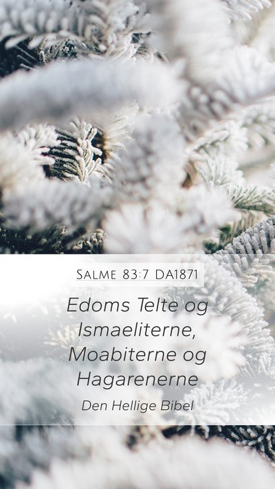 Salme 83:7 DA1871 Bible Verse Image