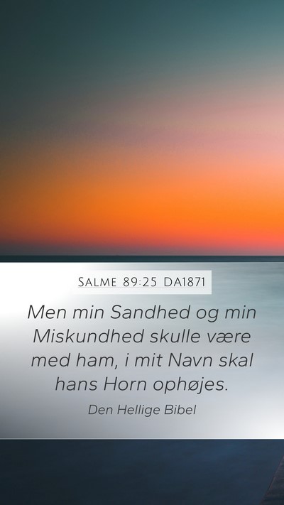 Salme 89:25 DA1871 Bible Verse Image