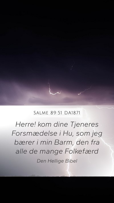 Salme 89:51 DA1871 Bible Verse Image