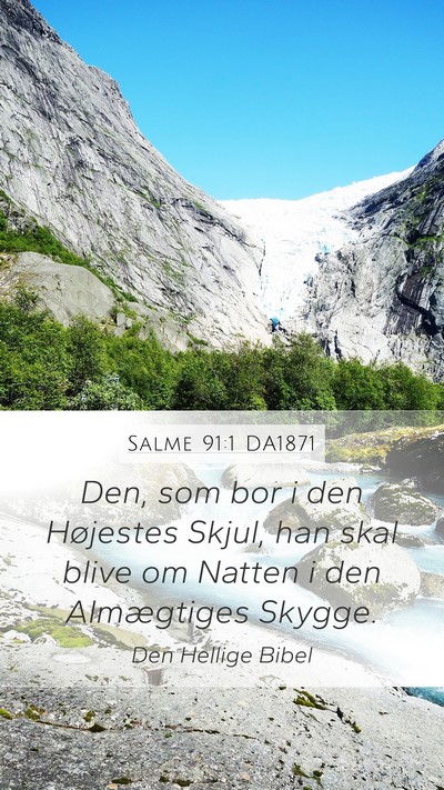 Salme 91:1 DA1871 Bible Verse Image