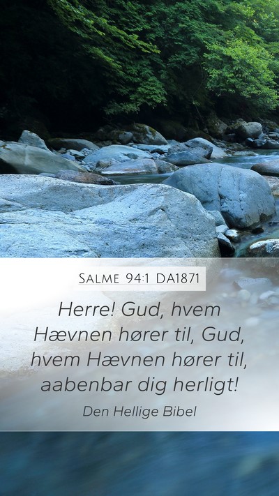 Salme 94:1 DA1871 Bible Verse Image