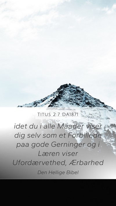 Titus 2:7 DA1871 Bible Verse Image
