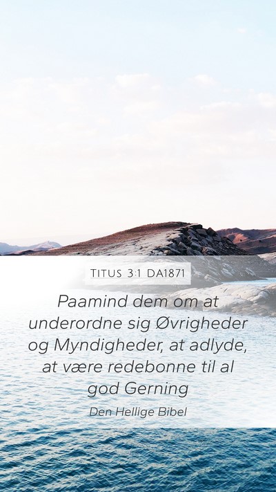 Titus 3:1 DA1871 Bible Verse Image