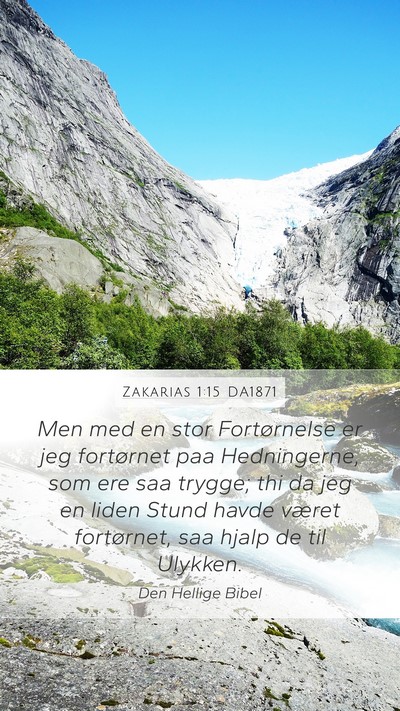 Zakarias 1:15 DA1871 Bible Verse Image