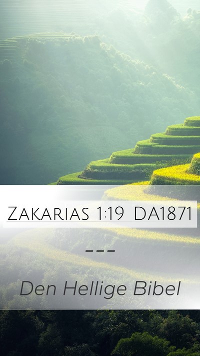 Zakarias 1:19 DA1871 Bible Verse Image