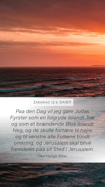 Zakarias 12:6 DA1871 Bible Verse Image
