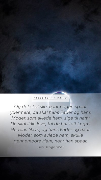 Zakarias 13:3 DA1871 Bible Verse Image