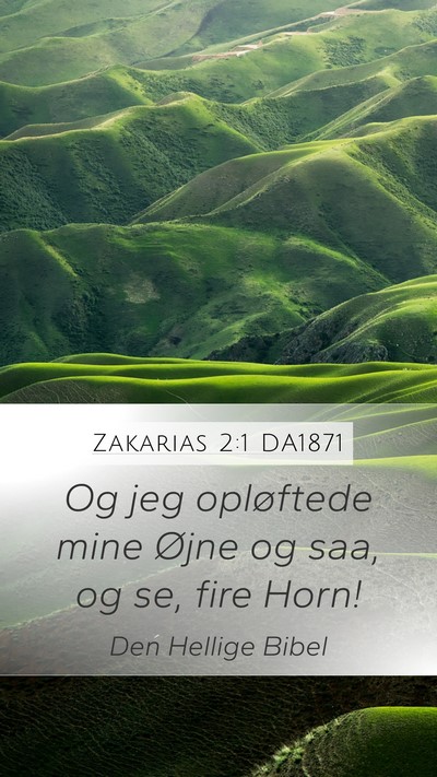 Zakarias 2:1 DA1871 Bible Verse Image