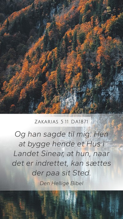Zakarias 5:11 DA1871 Bible Verse Image