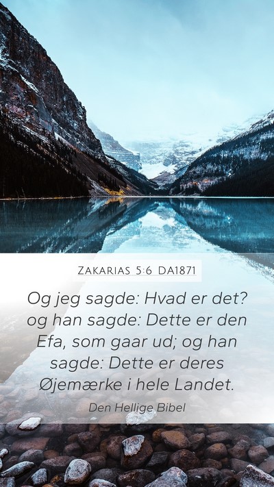 Zakarias 5:6 DA1871 Bible Verse Image